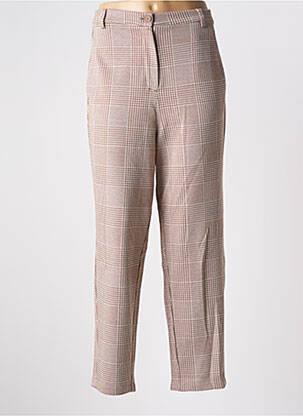 Pantalon slim taille normale taille normale marron TOM TAILOR femme