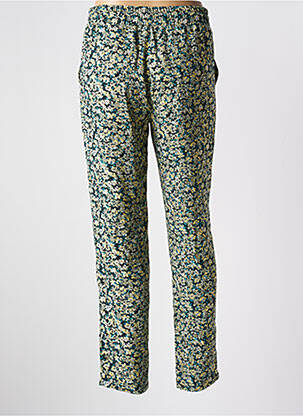 Pantalon slim taille élastique taille normale vert LE TEMPS DES CERISES femme
