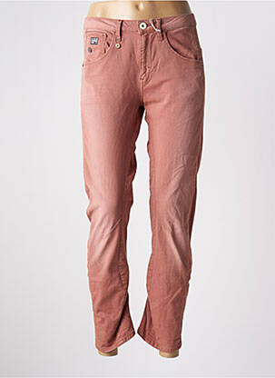 Jeans coupe slim tissage brut taille normale rose #144894 femme