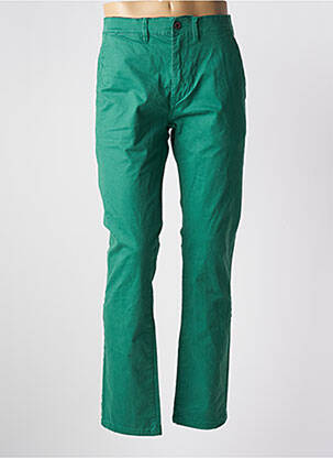 Pantalon chino poches taille normale vert BRUCE & BUTLER  homme