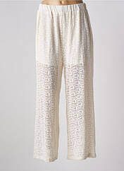 Pantalon droit beige LA MAISON PAR MOLLY BRACKEN pour femme seconde vue