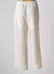 Pantalon droit beige LA MAISON PAR MOLLY BRACKEN pour femme seconde vue