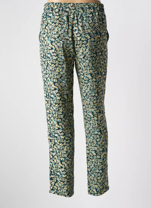 Pantalon slim taille élastique taille normale vert LE TEMPS DES CERISES femme