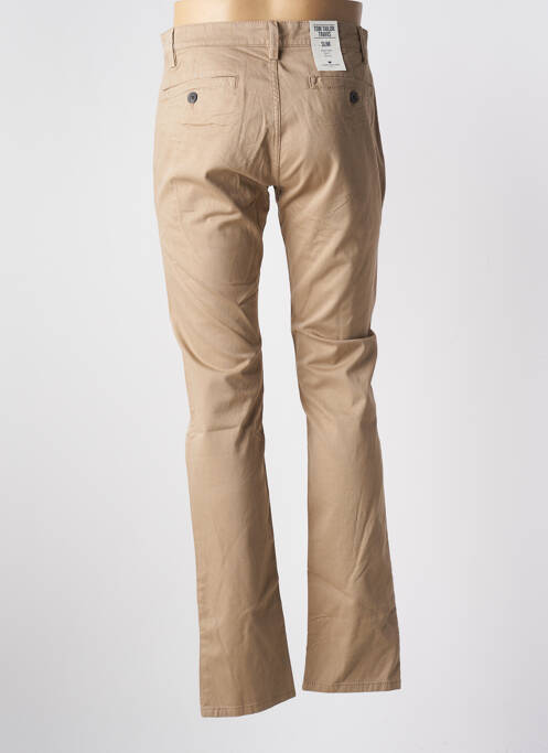 Pantalon chino beige TOM TAILOR homme