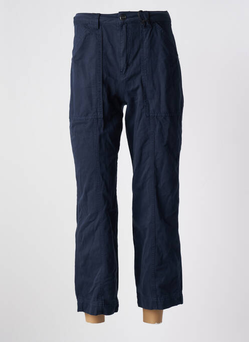 Pantalon droit bleu CEMI pour femme