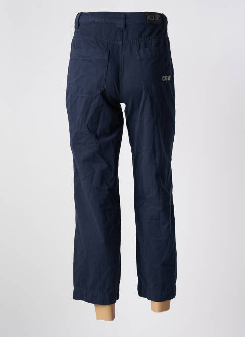 Pantalon droit bleu CEMI pour femme