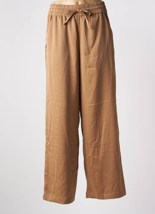 Pantalon droit marron AWARE BY VERO MODA pour femme