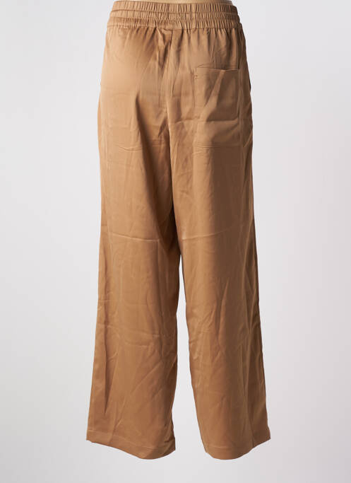 Pantalon droit marron AWARE BY VERO MODA pour femme