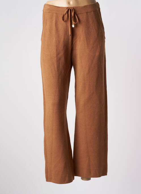 Pantalon droit marron VERO MODA pour femme
