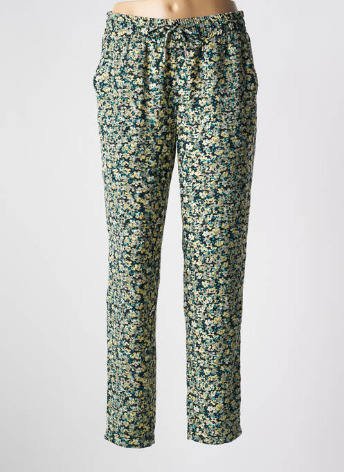 Pantalon slim vert LE TEMPS DES CERISES pour femme