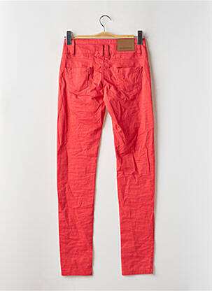 Pantalon slim taille basse taille basse rouge MADONNA femme