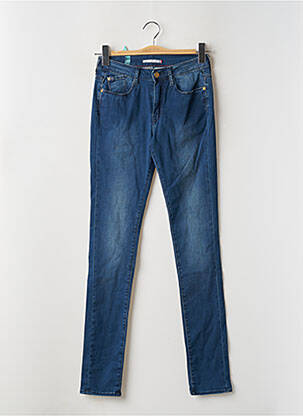 Jeans coupe slim stretch taille normale bleu LE TEMPS DES CERISES femme