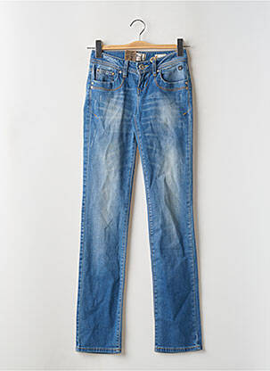 Jeans coupe droite stretch taille basse bleu LTB femme
