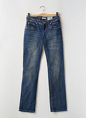 Jeans coupe droite stretch taille basse bleu LTB femme