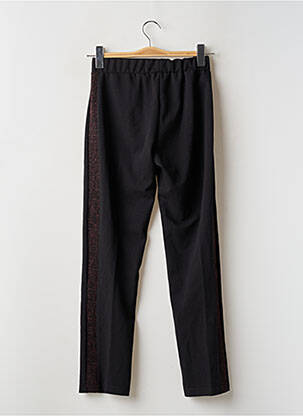 Pantalon droit stretch taille normale noir ASTRID BLACK LABEL femme