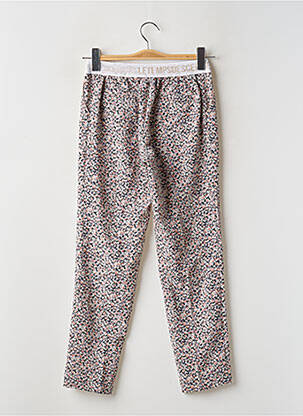Pantalon droit stretch taille normale rose LE TEMPS DES CERISES femme