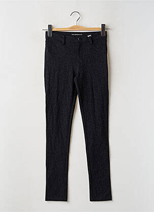 Pantalon slim taille haute noir GUESS fille