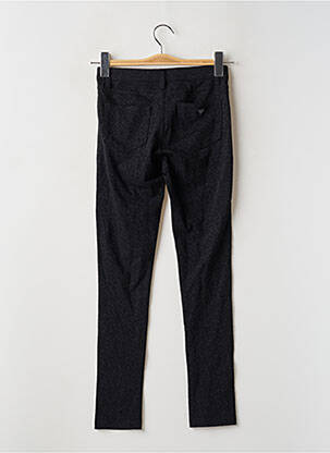 Pantalon slim taille haute noir GUESS fille