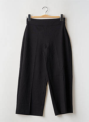 Pantalon 7/8 taille haute taille haute noir ZABAIONE femme