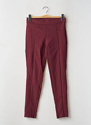 Jegging zippé bas des jambes taille normale rouge MANGO femme