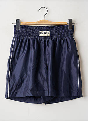 Short coupe fluide taille haute bleu LE FABULEUX MARCEL DE BRUXELLES femme