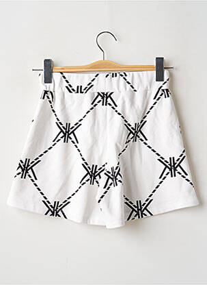 Short coupe droite taille haute blanc KENDALL + KYLIE femme