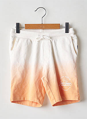 Bermuda taille élastique taille élastique orange JACK & JONES garcon
