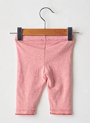 Legging tissage jersey taille élastique rouge ABSORBA fille