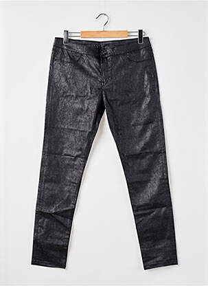 Jegging tissage enduit taille normale noir DENIM STUDIO femme