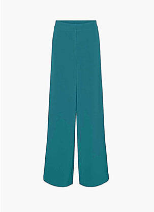 Pantalon droit stretch taille normale vert VERO MODA femme