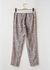 Pantalon droit rose LE TEMPS DES CERISES pour femme seconde vue