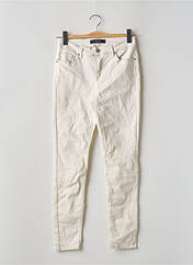 Pantalon slim beige VERO MODA pour femme seconde vue