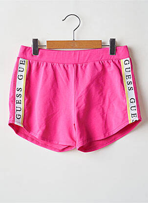 Short rose GUESS pour fille