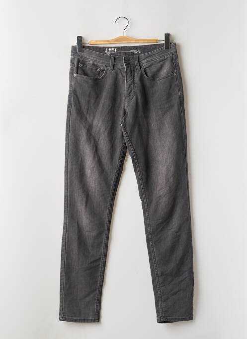 Jeans skinny stretch taille normale gris JBC homme