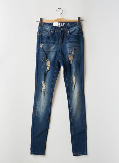 Jeans skinny taille normale taille normale bleu ONLY femme