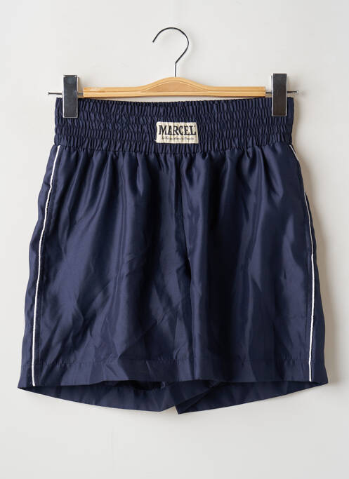 Short taille élastique taille haute bleu LE FABULEUX MARCEL DE BRUXELLES femme