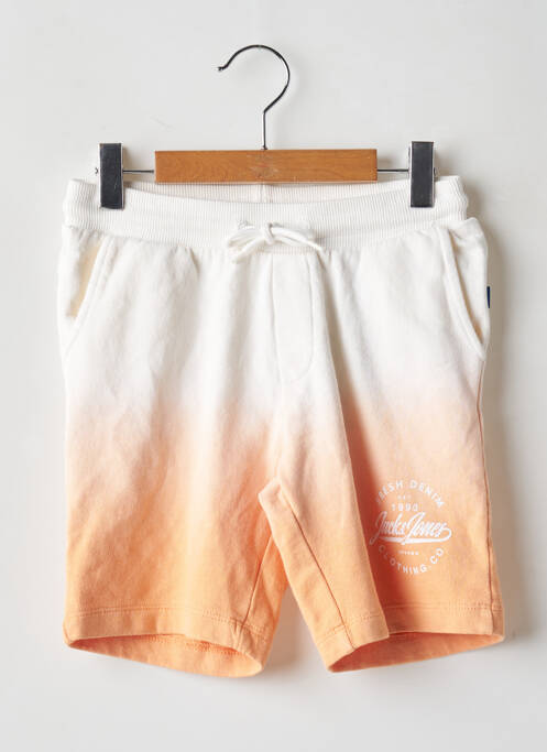 Bermuda taille élastique taille élastique orange JACK & JONES garcon
