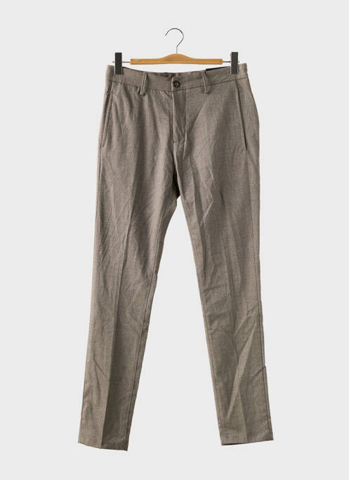 Pantalon slim stretch taille normale gris BRUCE & BUTLER  homme