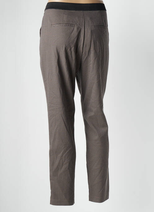 Pantalon slim taille élastique taille normale marron VERO MODA femme