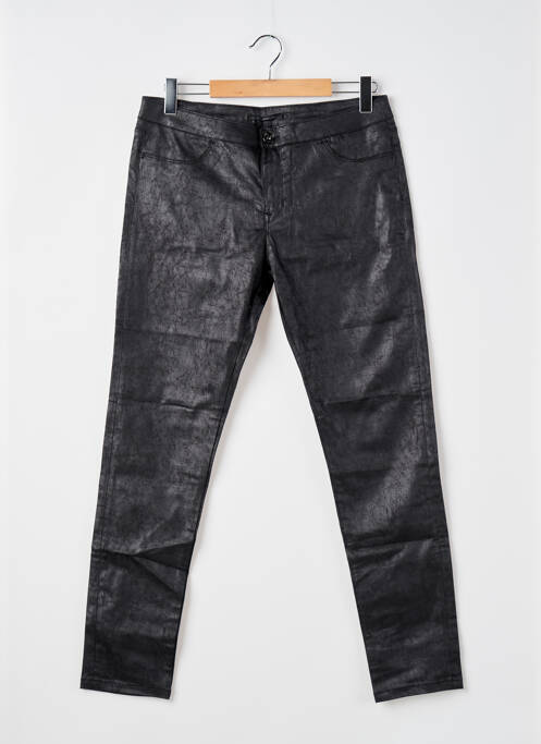 Jegging tissage enduit taille normale noir DENIM STUDIO femme