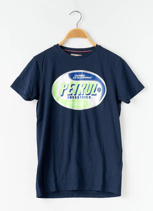 T-shirt bleu PETROL INDUSTRIES pour garçon