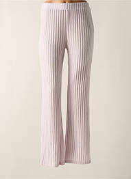 Pantalon droit taille élastique violet ONLY femme