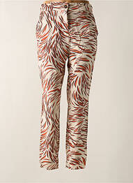Pantalon slim taille élastique beige GARCIA femme