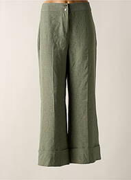 Pantalon flare poches vert AMELIE & AMELIE femme
