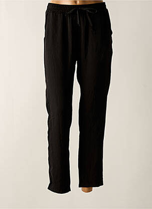 Pantalon slim taille élastique noir BELLITA femme