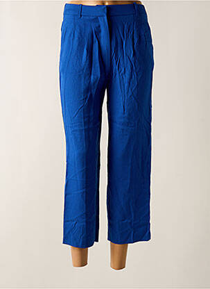 Pantacourt coupe droite bleu MANGO femme