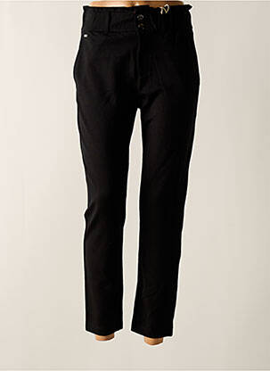 Pantalon slim taille élastique noir STREET ONE femme