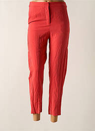 Pantalon 7/8 taille élastique rouge MANGO femme