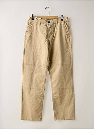 Pantalon droit poches beige LMTD femme