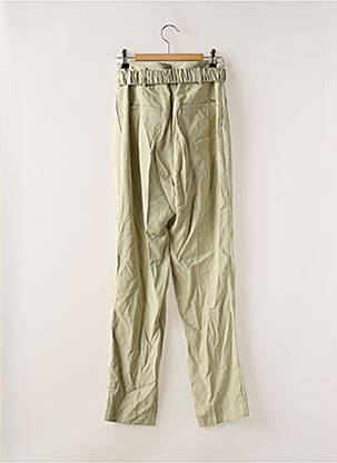 Pantalon chino taille normale taille normale vert MORGAN femme